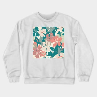 Bold Florals / Retro Garden Crewneck Sweatshirt